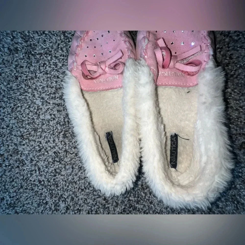Nautica pink slippers
